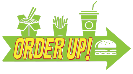 Order Up Title with image of fast food