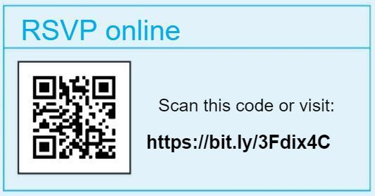 QR code for RSVP link