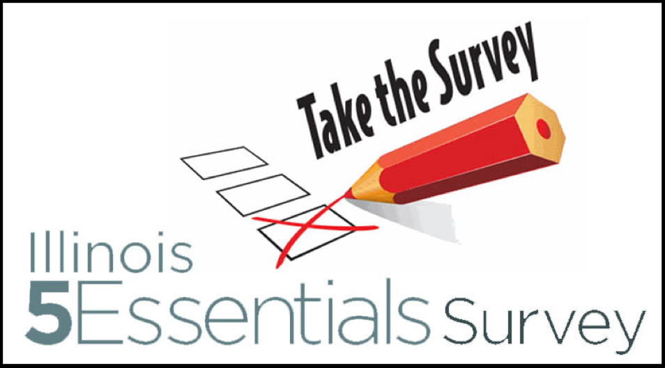 5 essentials survey - take the survey picture with a pencil checking a box