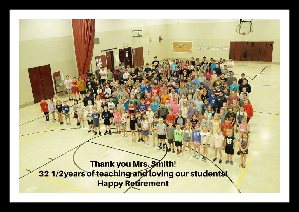 Thank you to Mrs. Smith for her 32.5 years of teaching and loving our students.  Happy Retirement!!