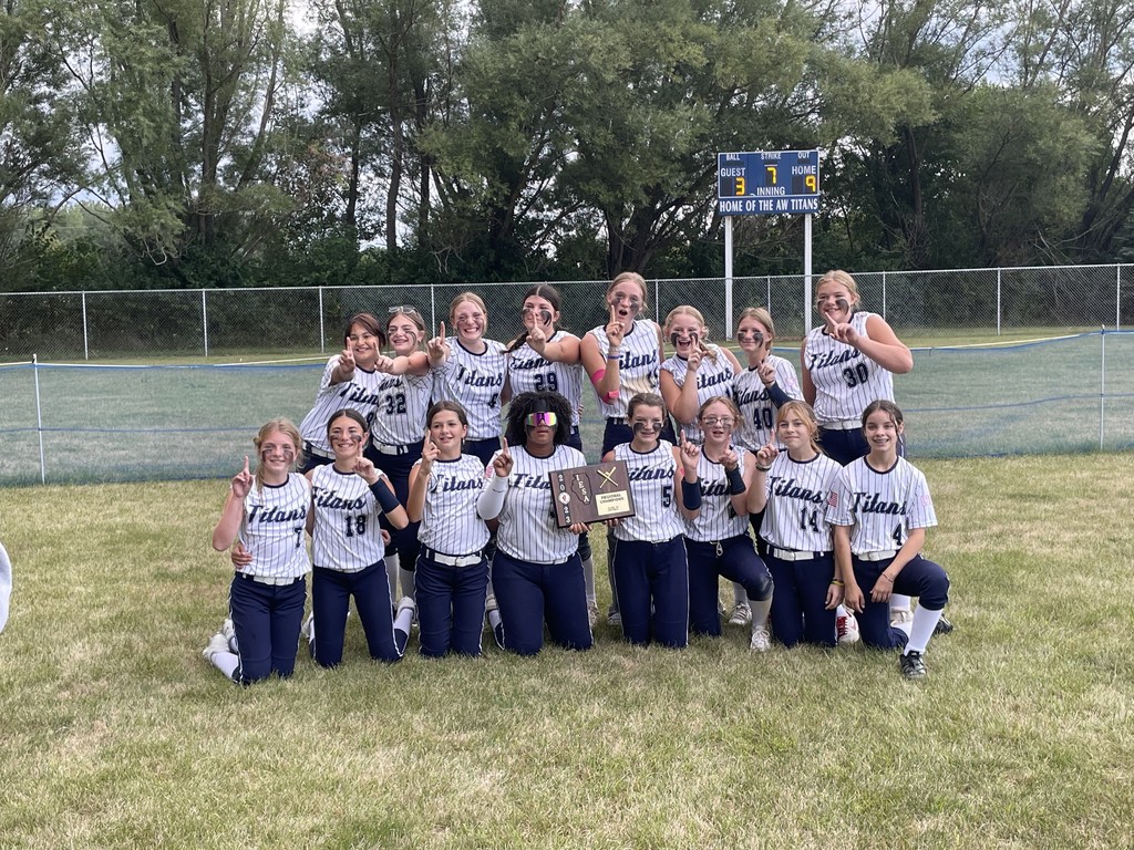 Photo of the JH Softball Team - Regional Champs