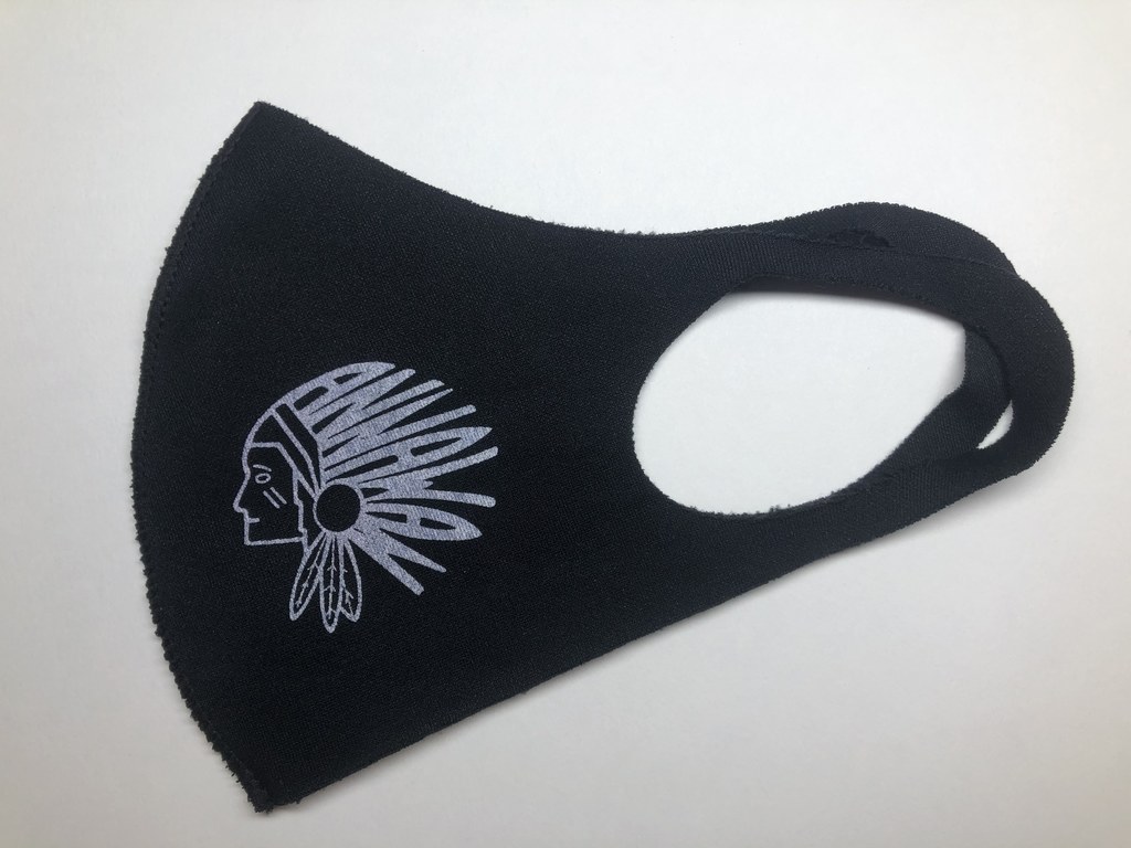 Annawan Brave-head logo mask - black